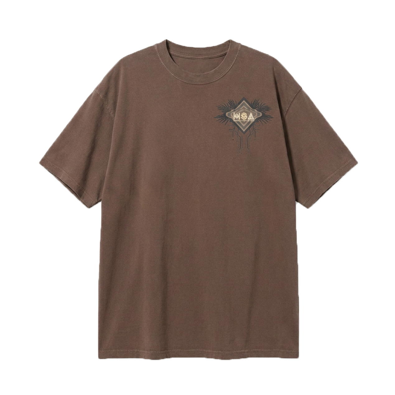 11th Hour X H.S.A Brown Tee